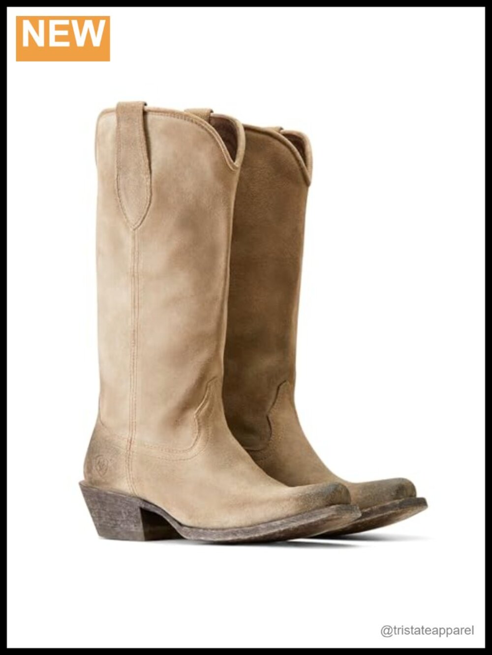 Western Equestrian Boot Leather Sole ATS Support Work Boot